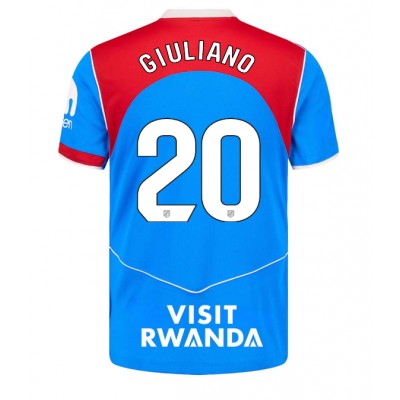 Atletico Madrid Giuliano Simeone #20 3rd trikot 2025-26 Kurzarm Atletico Madrid Giuliano Simeone #20 3rd trikot 2025-26 Kurzarm